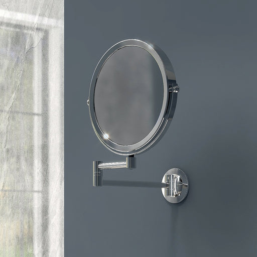 CONCIERGE COLLECTION Wandspiegel am Doppel-Schwenkarm, 2 Spiegelflächen, Verdeckte Montageeinheit, Rundum drehbar