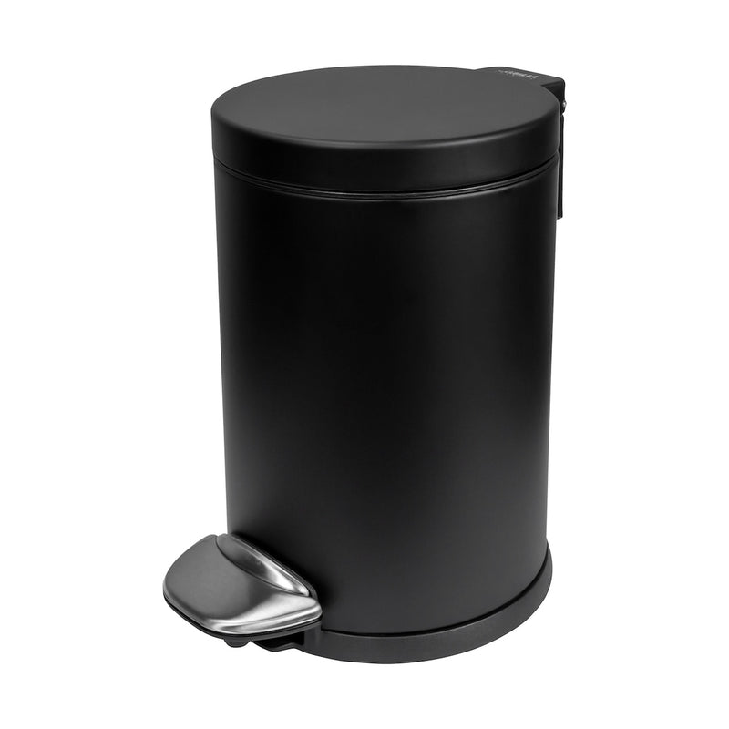 Der Hygieneeimer Prestige von ALISEO in der Farbe Schwarz Matt ist ein modernes Designelement für Ihr Badezimmer. Herausnehmbarer Kunststoffinneneimer,
Deckel mit Absenk-Automatik. Verfügbare Füllmenge in 3 und 5 Liter.