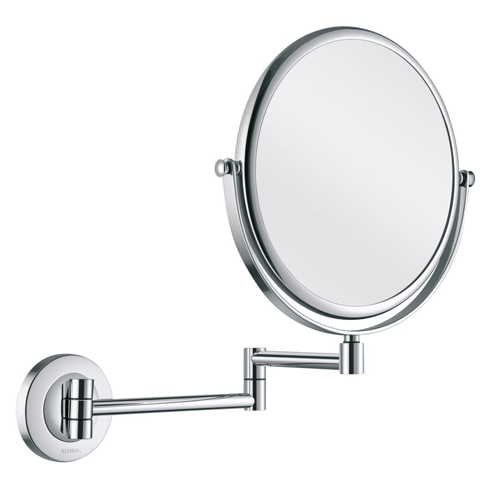 CONCIERGE COLLECTION Wandspiegel am Doppel-Schwenkarm, 2 Spiegelflächen, Verdeckte Montageeinheit, Rundum drehbar