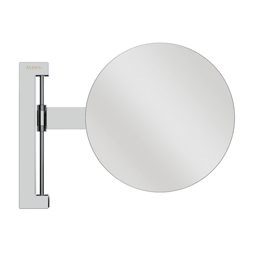 FACE PLUS Wandspiegel am Schwenkarm, 3-fach Vergrößerung, Modernes Design mit einer rahmenlosen Spiegelfläche, Höhenverstellbarer Komfort, Platzsparende Klappfunktion