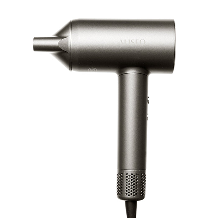 Vento Brushless Haartrockner in dunkelgrau-metallic, kraftvoller, leiser Hotelhaartrockner mit Ionen-Funktion für effizienten Einsatz.